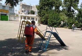 ضدعفونی وسایل بازی کودکان در کرج