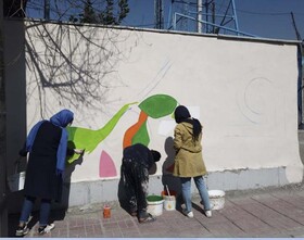 دیوارهای شهر نقاشی می‌شوند