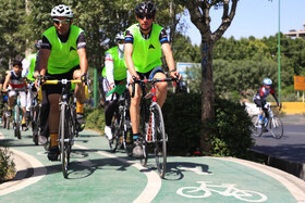 همایش بزرگ دوچرخه سواری در کرج برگزار شد
