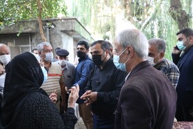 بازدید سرپرست شهرداری کرج از شهرک اصلاح نهال و بذر