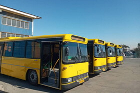 ورود ۶ دستگاه اتوبوس بازسازی‌شده به ناوگان عمومی کرج