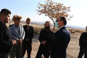 رئیس شورای شهر کرج از روستای چنارک و بیدار چشمه بازدید کرد
