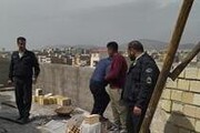 تخریب سه ساخت و ساز غیر مجاز در محله اوقافی‌ها