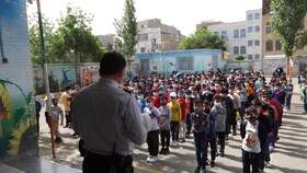 دانش آموزان کرجی با مباحث ترافیکی آشنا شدند