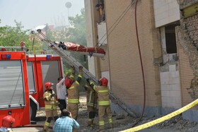 مانور تخصصی زلزله ۶/۴ در کرج برگزار شد