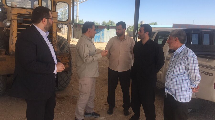 خدمات رسانی به زائران اربعین در مرز مهران