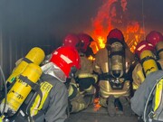 دوره آموزشی رفتارشناسی حریق برای آتش نشانان کرجی در حال برگزاری است