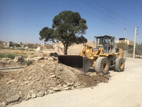 آغاز عملیات خاک‌برداری و زیرسازی خیابان طالقانی غربی
