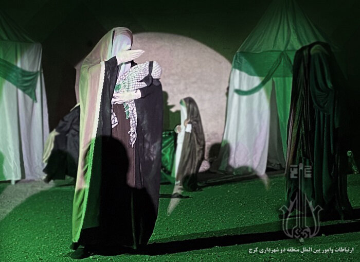 اجرای نمایش مذهبی «اشک وعطش »در شهرک بنفشه 