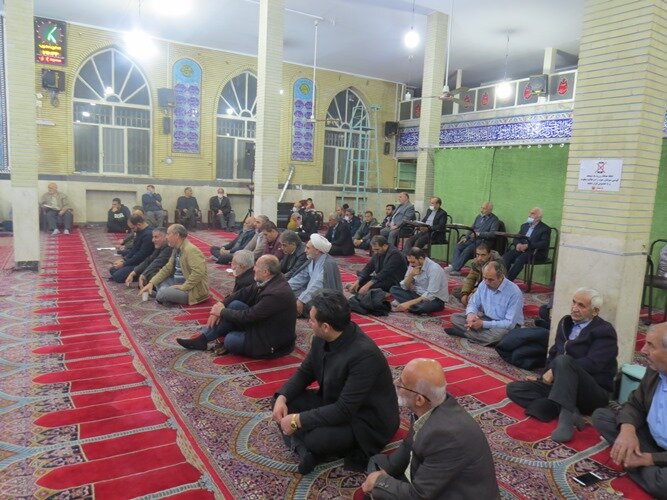 دیدار مردمی اعضای شورای اسلامی شهر با ساکنان محله کوی کارمندان جنوبی در مسجد المهدی (عج)