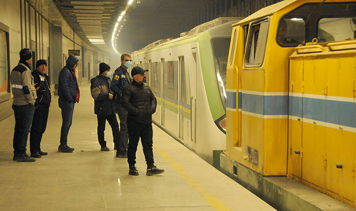 تست سرد اولین رام قطار شهرکرج در پروژه قطار شهری انجام شد