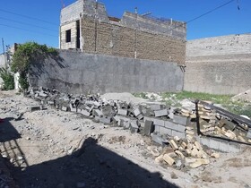 تخریب ساخت و سازهای غیرمجاز در منطقه ۳ کرج
