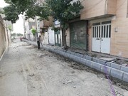 تداوم فعالیت‌های عمرانی در شهرک قائم(عج) / جدولگذاری خیابان درخشان انجام شد