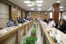 جلسه بررسی روند اجرایی پروژه قطارشهری کرج