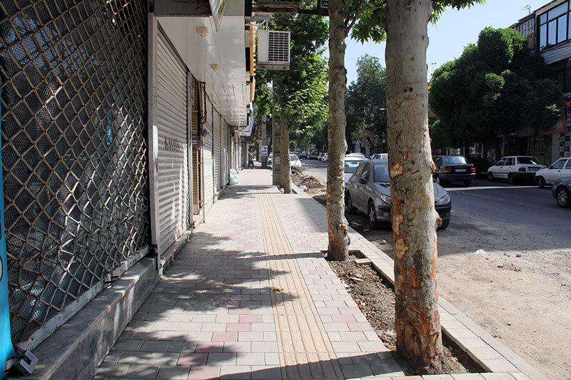 اجرای پروژه بهسازی و نوسازی محیطی خیابان انقلاب در حصارک پایین